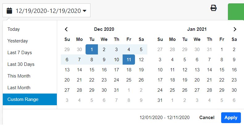 Custom Date Picker